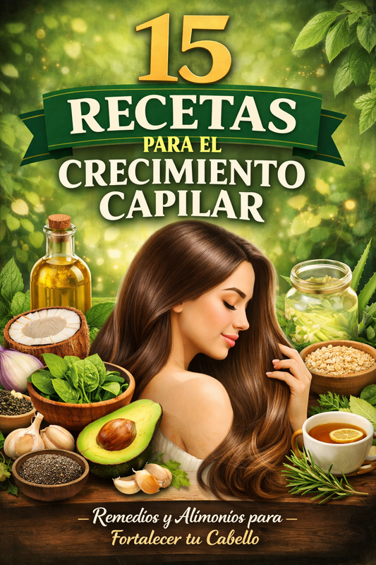 15 Recetas para el Crecimiento Capilar